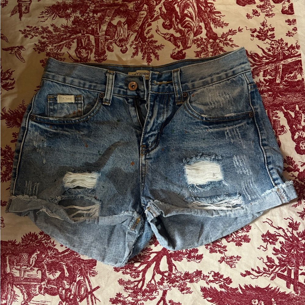 Meiyixiandou Jean shorts